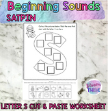Letter S Beginning Sounds NO PREP Cut and Paste Worksheets