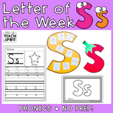 Letter S | Letter of the Week | Activities | Phonics | Alphabet