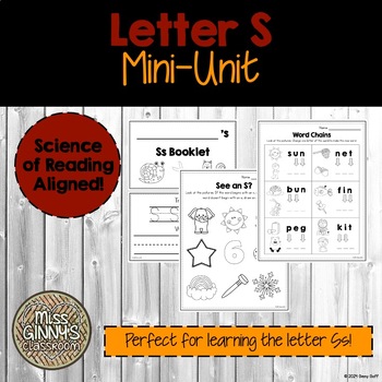 Preview of Letter S - Mini-Unit - Science of Reading - Orton Gillingham Inspired