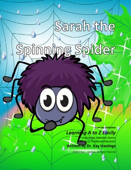 Preview of Letter S Rhyming – Sarah the Spinning Spider