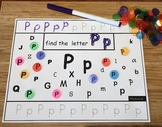 Letter Search and Alphabet Practice Printing