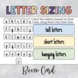 Letter Sizing Boom Card