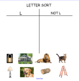 Letter Sort (SmartBoard)