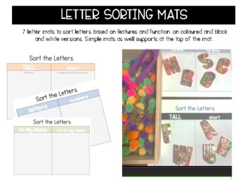 Preview of Letter Sorting Mats