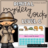 GOOGLE Classroom™ 54 Level C Mystery Sight Words for Dista