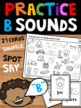 Preview of Letter Sound B - Articulation Worksheets