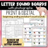 Letter Sound Boards with Photographs | ESL Beginners & New