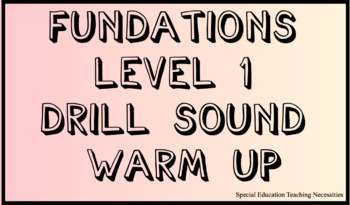 Preview of Letter/Sound Cards Level 1