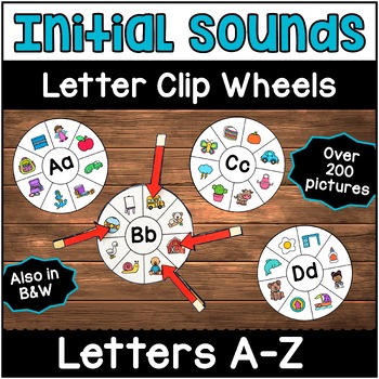 Beginning sounds clip wheels