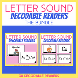 Letter Sound Decodable Readers - The Bundle
