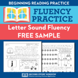 Alphabet Letter Sound Fluency Homework Sampler (FREE)