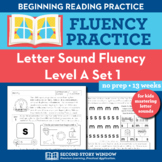 Letter Sounds Fluency Practice Homework & Assessment Scien