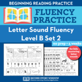 Letter Sound Beginning Fluency Practice Level B Set 2 - Pr