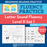 Letter Sound Consonant Blend Fluency Practice D1 - Pre-Rea