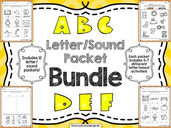 Preview of Letter/Sound Packet Bundle