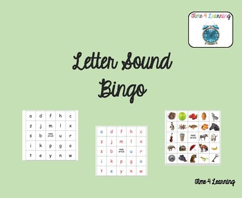 Preview of Letter Sound & Picture Bingo