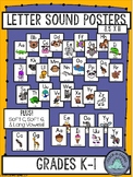 Letter Sound Posters 8.5 x 11 | Plus FREE Bonus!