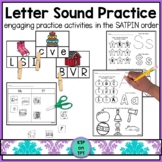 Letter Sound Practice Activities (SATPIN order)