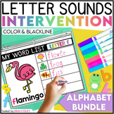 Letter Sounds Intervention - Alphabet Activities & Assessm