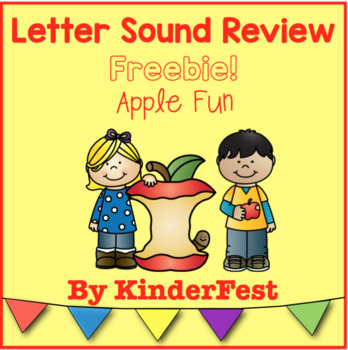 Preview of Letter Sound Review FREEBIE!  Apple Fun