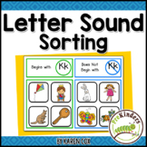 Letter Sound Sorting, Beginning Sounds, Phonemic Awareness