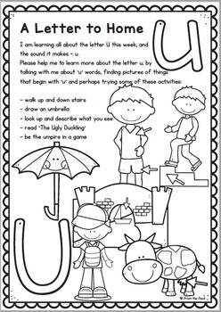 Phonics - Letter Sound U u Alphabet Resource Packet by From the Pond