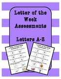 Letter/Sound of the Week Assessment