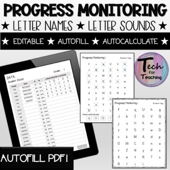 Preview of Letter Sound or Naming Digital Assessment and Progress Monitoring
