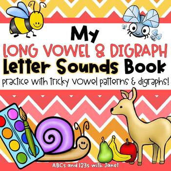 Preview of Letter Sounds Book (long vowels, vowel teams, digraphs & more!)