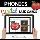 Letter Sounds Boom Cards™  Kindergarten Phonics - Back to 
