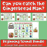 Letter Sounds Bundle Find the Gingerbread Man Game