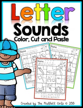 Preview of Letter Sounds (Color, Cut, and Paste)