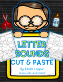 Letter Sounds Cut and Paste by Kinder League - EduClips Edition