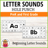 Letter Sounds Hole Punch Activity