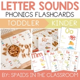 Letter Sounds Phonics Alphabet Flashcards in Print