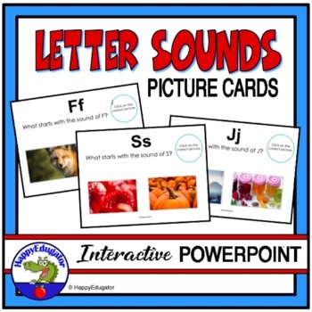 Preview of Letter Sounds PowerPoint - Teaching Phonics