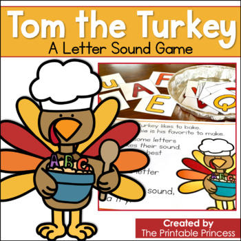 Preview of Tom the Turkey Letter Sound Practice | Whole Group Game