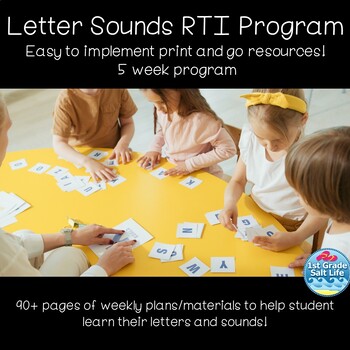 Preview of Letter Sounds RTI