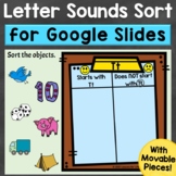 Letter Sounds Sort Digital Google Slides Beginning Sounds 