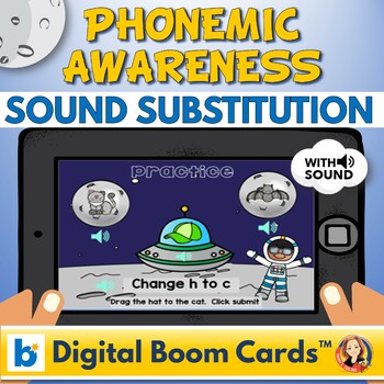 Preview of Letter Sounds Switching Digital Boom Task Cards