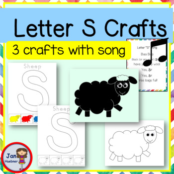 Preview of Letter Ss Crafts with Song