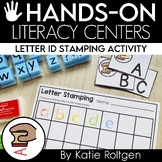 Letter Stamping Activity - Literacy Centers for Kindergarten
