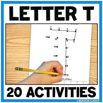 Preview of Letter T Alphabet Worksheets and Activities