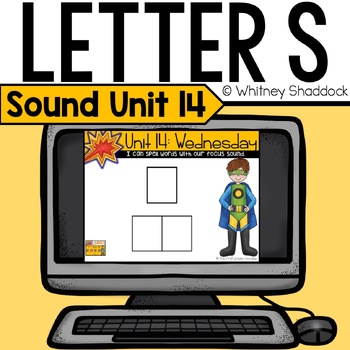 Preview of Letter S Letter Sound Recognition Phonics Lessons for Kindergarten Unit 14