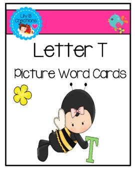 Preview of Letter T - Picture Word Cards