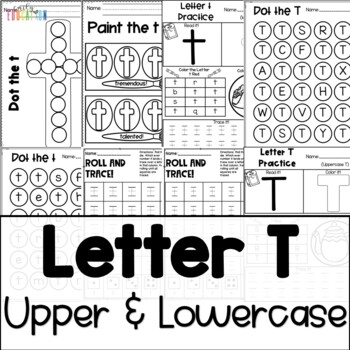 letter t worksheets by emily education teachers pay teachers