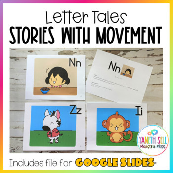 Preview of Letter Tales Alphabet Stories with Movement | Fun Phonics