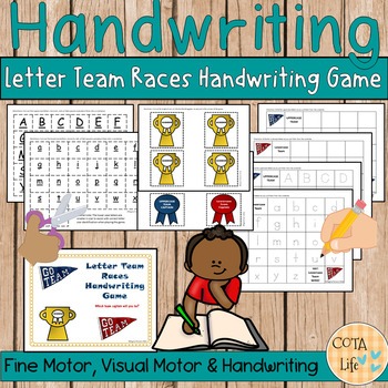 Preview of Letter Team Races Handwriting Game