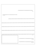 Letter Template with Labels