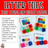Letter Tile Task Cards and Sight Words-Back to School